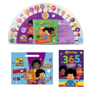 Kit livros infantil - Colorindo com 3 Palavrinhas em Oferta na Shopee