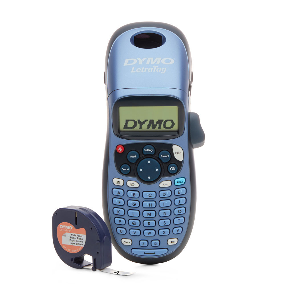 Rotulador Eletrônico DYMO Letratag Azul Metálico - 100H