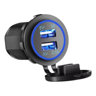 Tomada Carregador Usb Veicular Carro 2 Saídas 1.0a E 2.1a em Oferta na Shopee