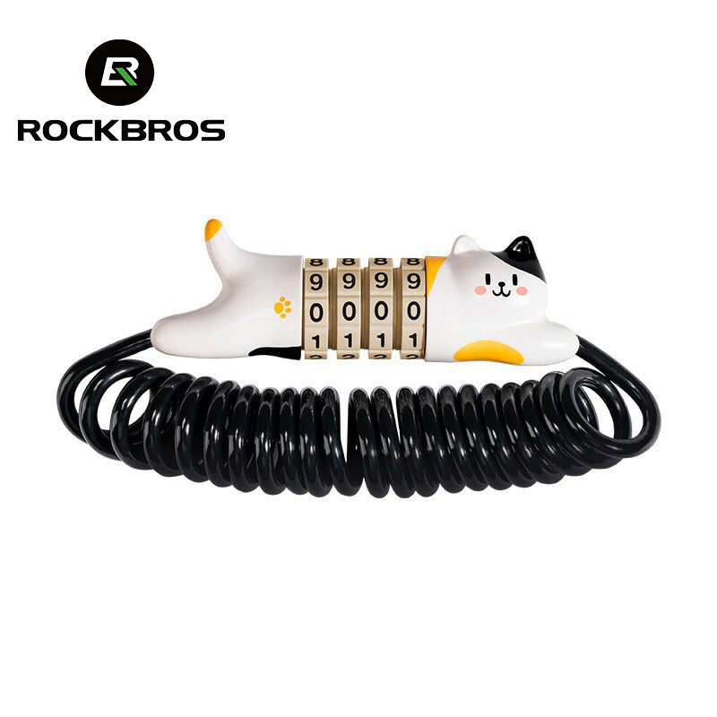 ROCKBROS Capacete Bloqueio Portátil Bicicleta Resistência Ao Desgaste Acessórios Anti-Roubo Da Motocicleta 130cm