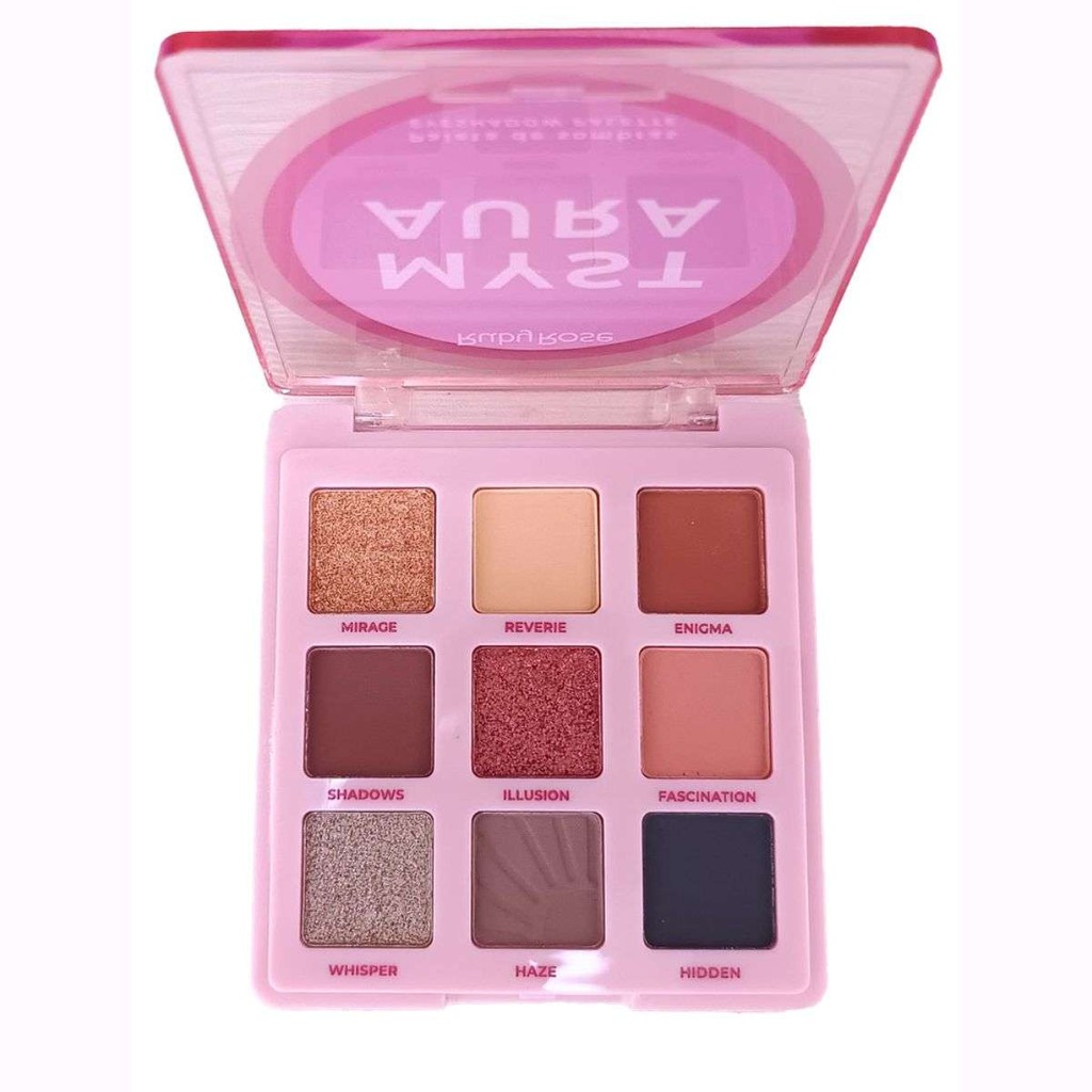 Paleta De Sombras Ruby Rose Myst Aura HBE2203 Projetada Para Ser Versátil Combina Tons Quentes E Neutros