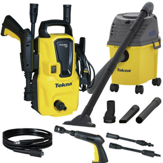 Kit Limpeza Home Pro Aspirador de Pó e Água Compact 10 + Lavadora Alta Pressão HLTK1 Tekna em Oferta na Shopee