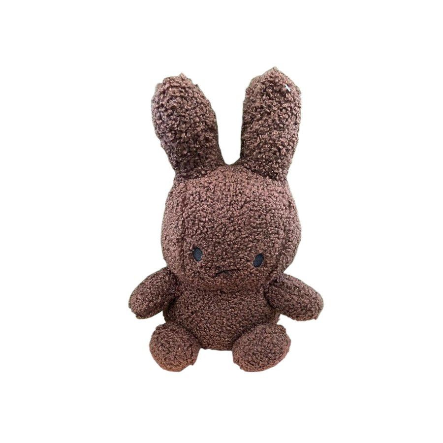 Coelho de Pelúcia Marrom Boca Fechada - 29cm - 1 unidade - Rizzo