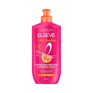 Creme para Pentear Elseve Liso dos Sonhos Extermina Frizz 250ml em Oferta na Shopee