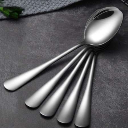 C/6 50g Colher Talher Aço Inox Grande Luxo Sopa Bar Restaurante Bufffet Faqueiro