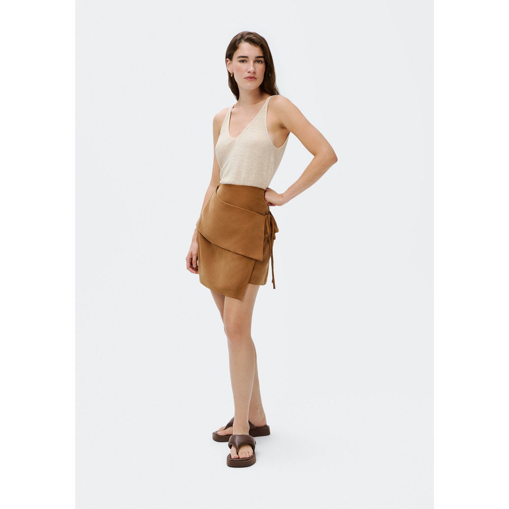Saia Curta Envelope - Women Clothes
