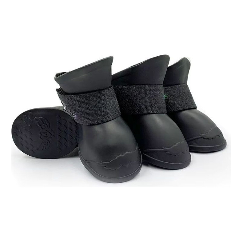 Kit 4 Botinhas De Proteção Silicone Pata Gato Cão Pet Impermeável Varios Tamanhos