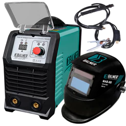 Maquina Inversor de Solda JOY 223 DV Tig e Eletrodo 200A Mascara Mab 80 Balmer