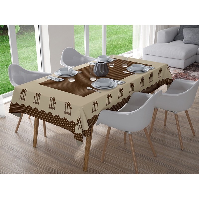 Toalha De Mesa Linhão 4 Lugares 1,50m X 1,50m Natal