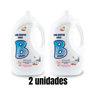 Kit 2 Sabão Liquido Coco Para bebe Lava Roupas 5L Barbarex em Oferta na Shopee