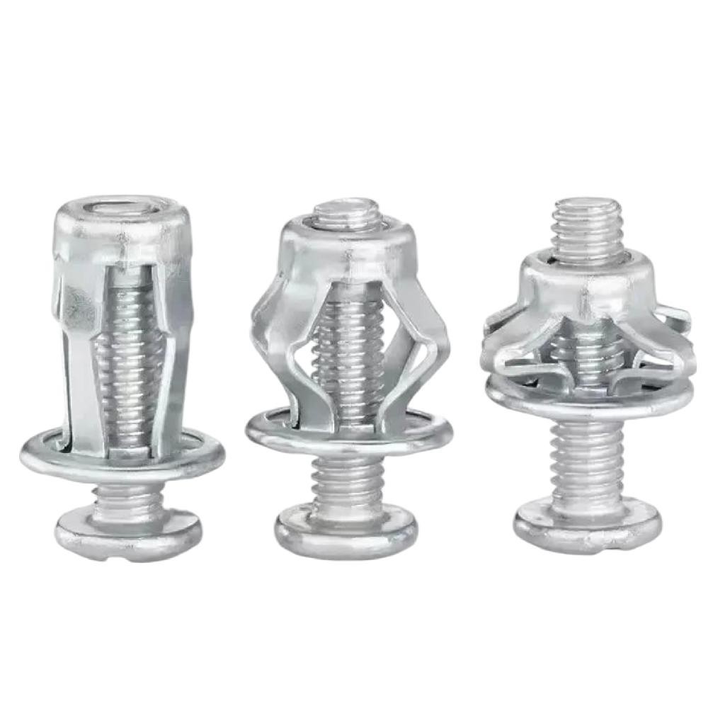 GRAMPOS REBITES DE EXPANSAO METAL KIT 10 UNIDADES M5X25MM