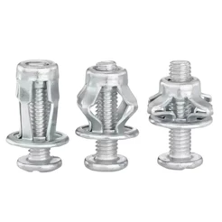 GRAMPOS REBITES DE EXPANSAO METAL KIT 10 UNIDADES M5X25MM