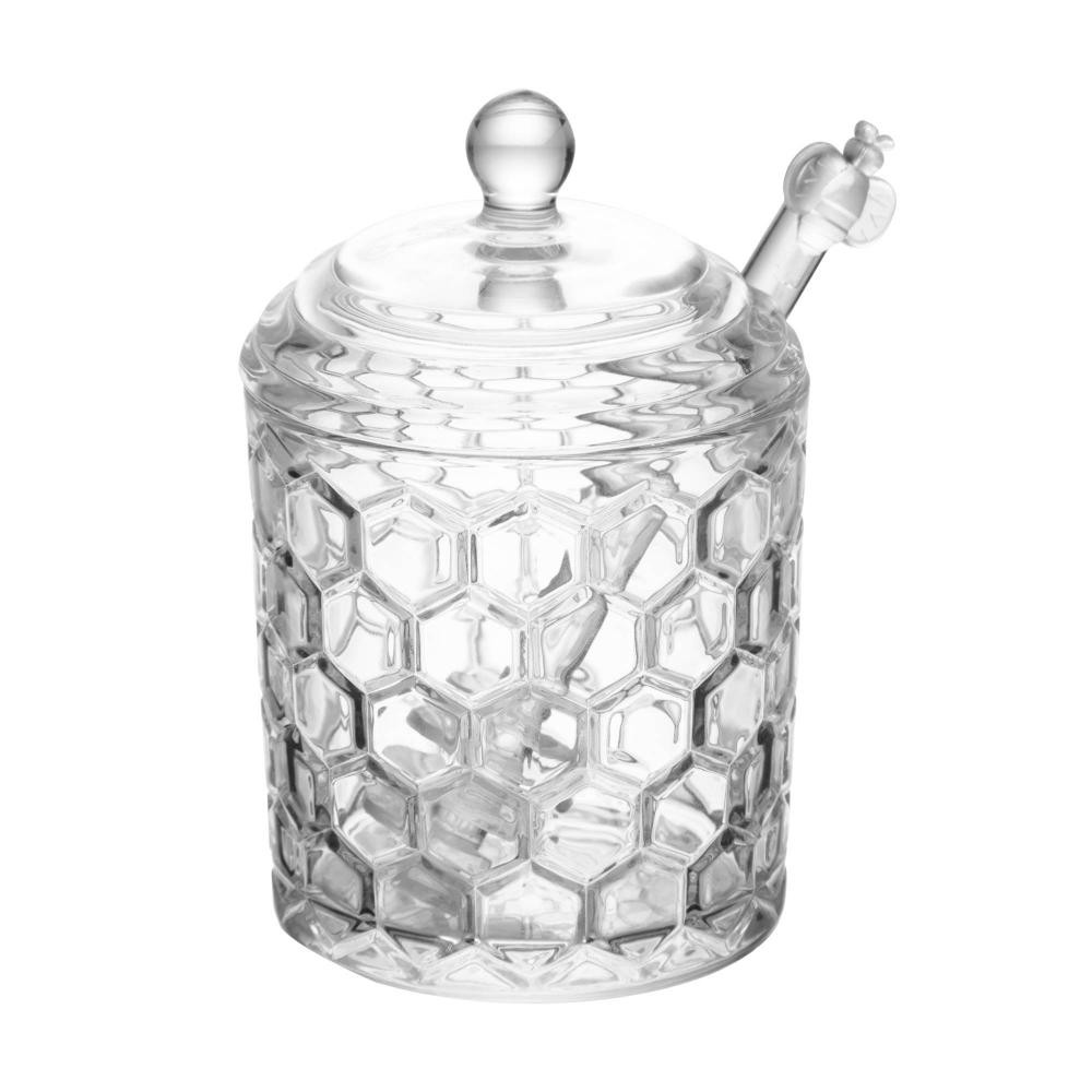 Meleira Lyor Favo de Vidro com Pegador 270ml - Home & Living