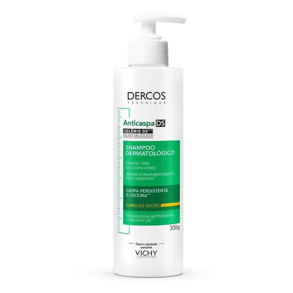 DERCOS SHAMPOO ANTICASPA DS CABELOS SECOS COM 300G em Oferta na Shopee