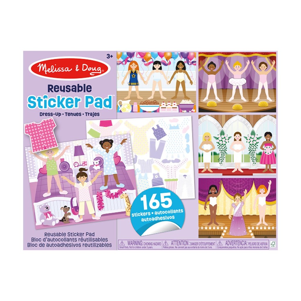 Bloco de Atividades + Adesivos Tema: Moda - Melissa & Doug em Oferta na Shopee