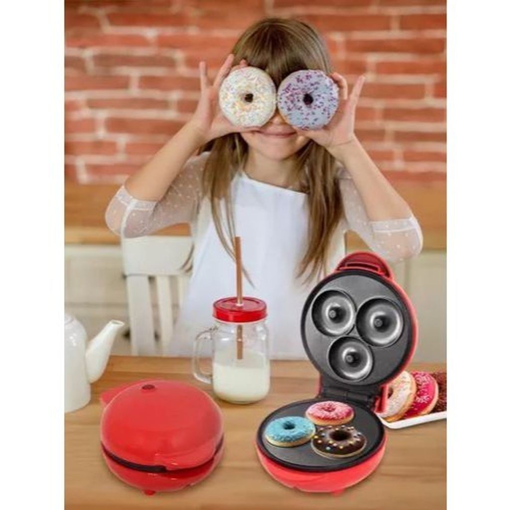 Mini Maker de Waffles Elétrica Portátil Casa Cozinha Fazer Waffle Panquecas / Donuts 110VJA