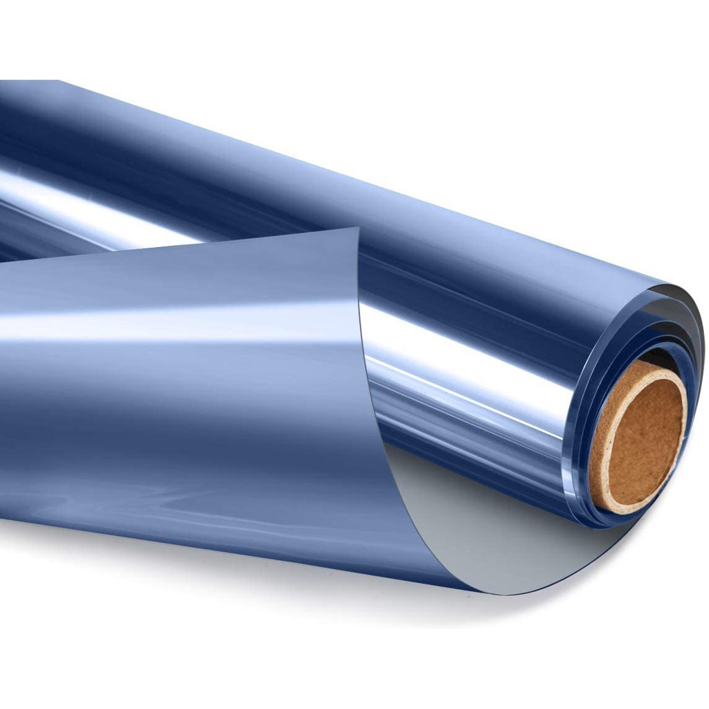 Insulfilm Anti Risco Pelicula Azul Prata Espelhado Automotivo Residencial 1,00 X 0,50 Metros