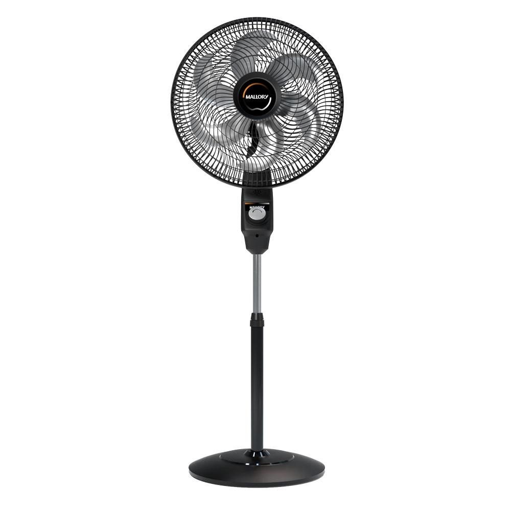 Ventilador de Coluna Mallory Éolo 6 Pás 126w Preto com Grafite em Oferta na Shopee