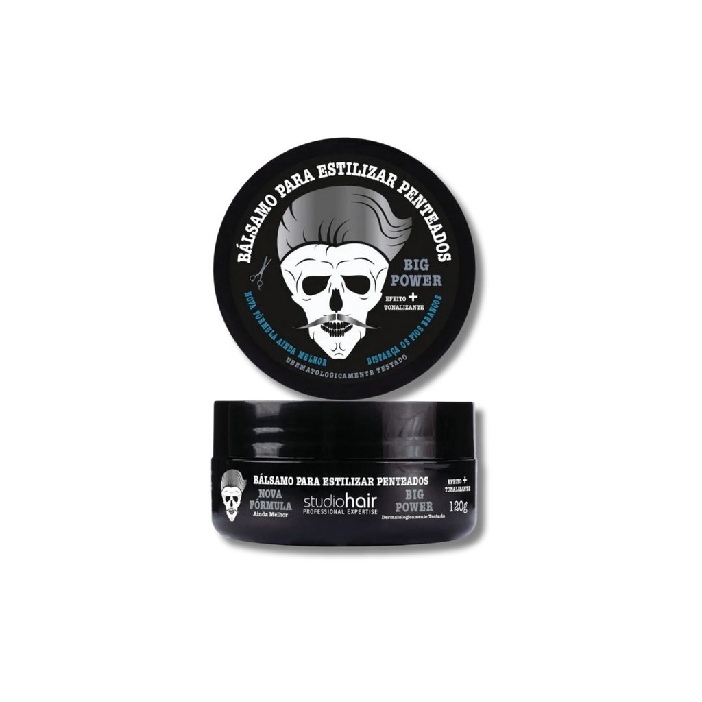 Pomada Modeladora e Fixadora Studio Hair 120g Big Power