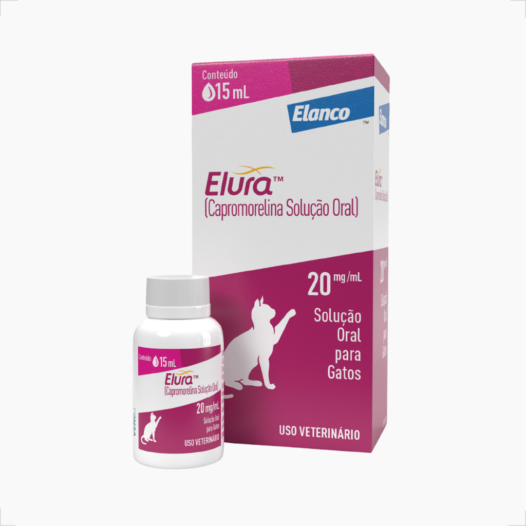 Elura Tratamento Doença Renal Crônica em Gatos Elanco - 15ml