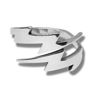 Anel Feminino ou Masculino Prateado Raio Folhas 2mm em Oferta na Shopee