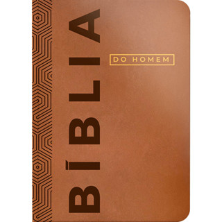 Bíblia Devocional Do Homem | NVI | Letra Grande |Luxo Marrom em Oferta na Shopee