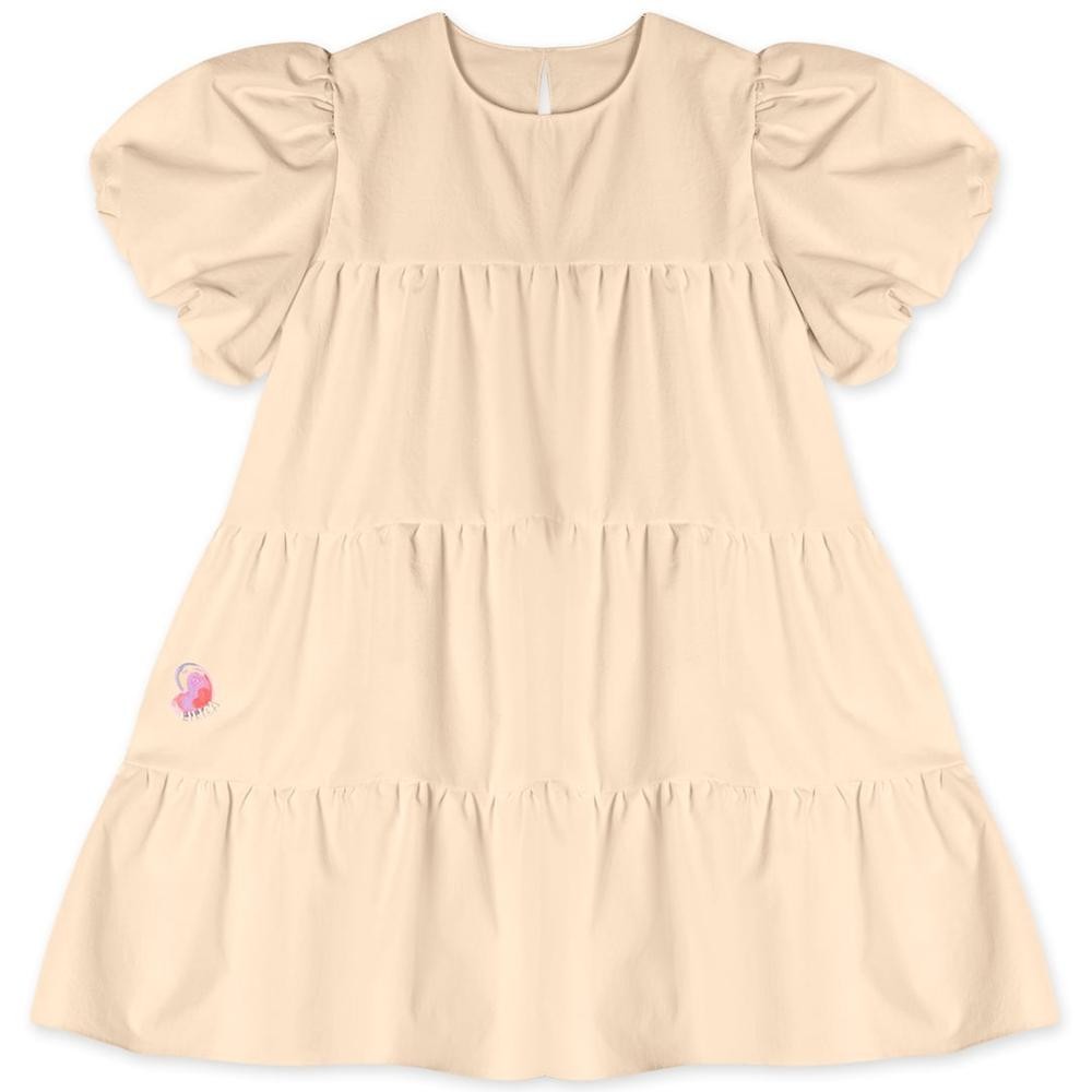Vestido Manga Curta Infantil Feminino Lilica Ripilica em Oferta na Shopee