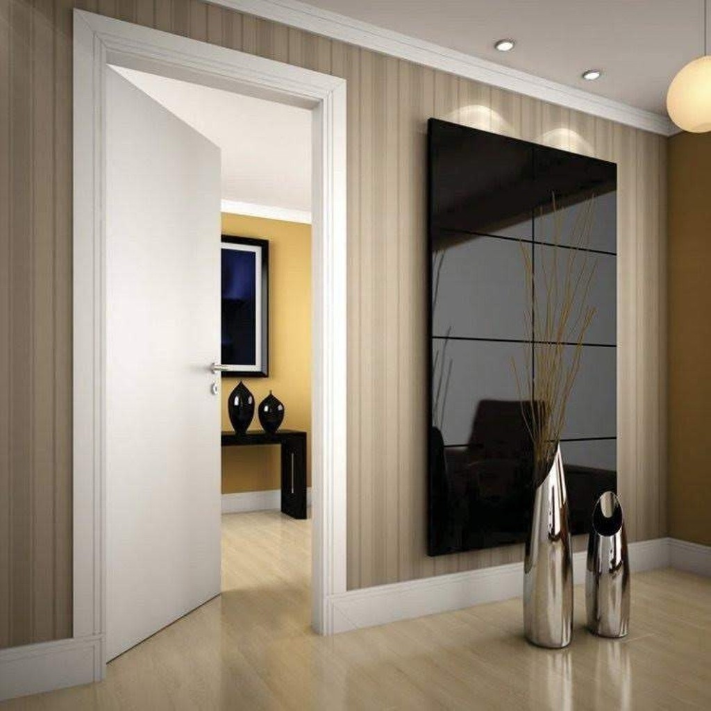 Kit Porta de Madeira 210x70cm Lisa Primer Esquerda Moldufama  Esquerda em Oferta na Shopee