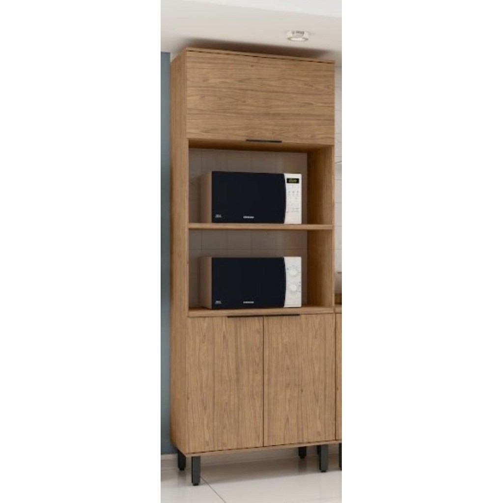 Paneleiro Torre Quente 2 Fornos Toscana Espresso Móveis Freijó - Home & Living
