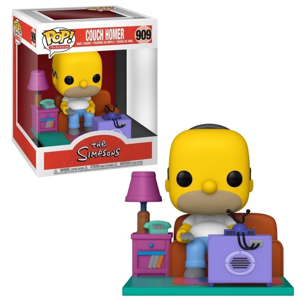 Boneco Funko POP! Deluxe The Simpsons - Couch Homer - Hobbies & Collections