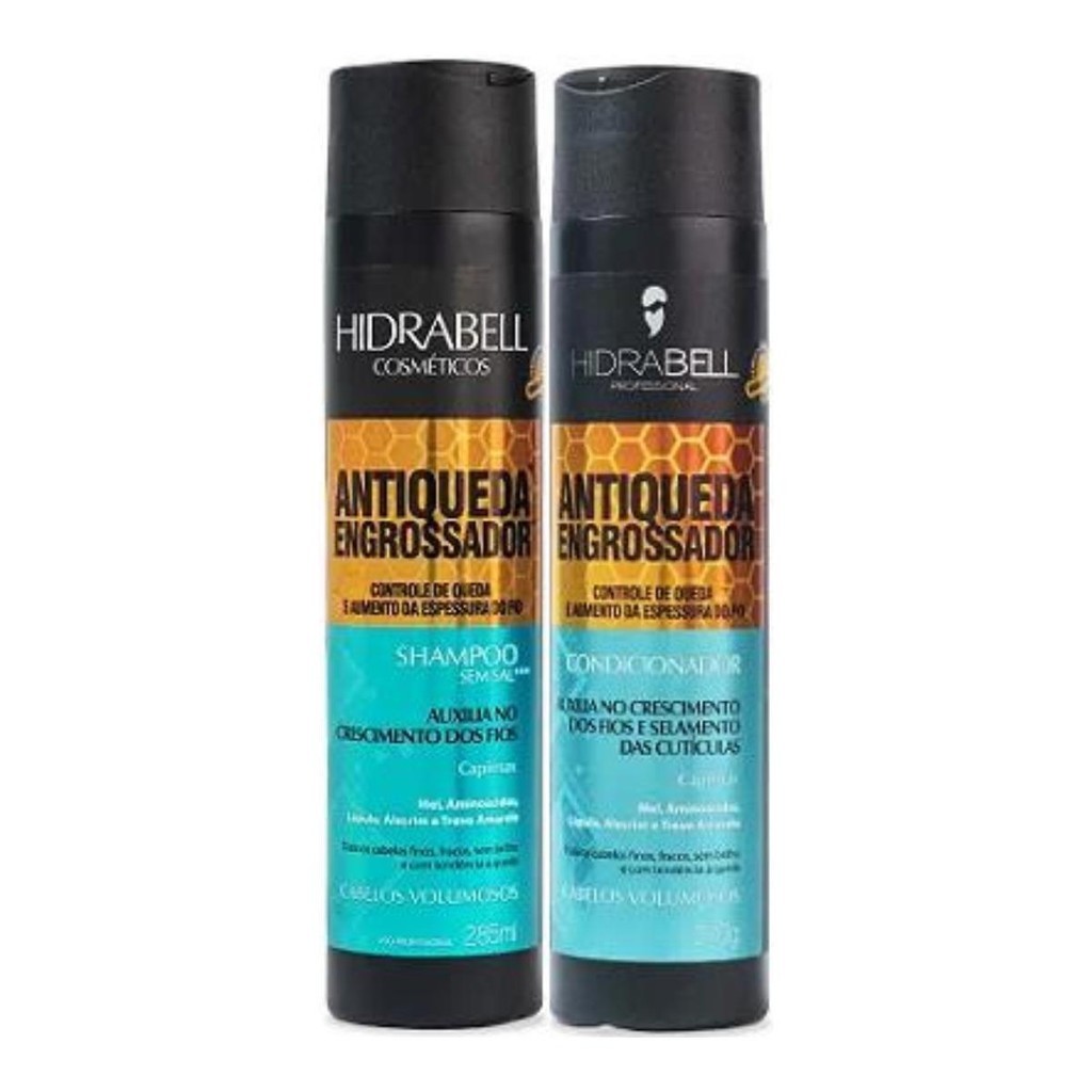 Kit Hidrabel Antiqueda  - Shampoo 285ml + Condicionador 270g - Reds