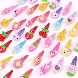 72 Tic Tac Rabico de Cabelo Infantil Colorida 20 Tic Tac/Frutinha /Animais /Laçinho.