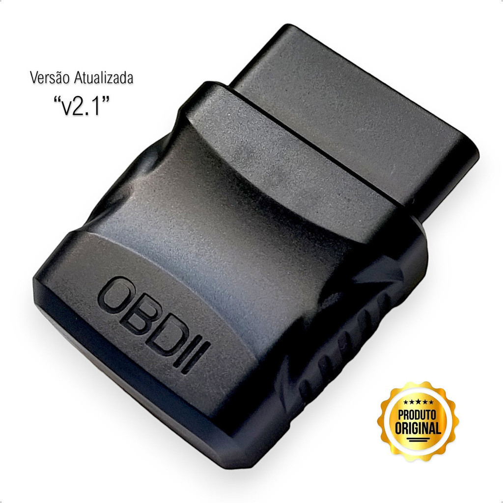 Scanner Automotivo Obd2 v2.1 Elm327 Bluetooth Alta Estabilidade e Baixa Latência + App Torque Pro