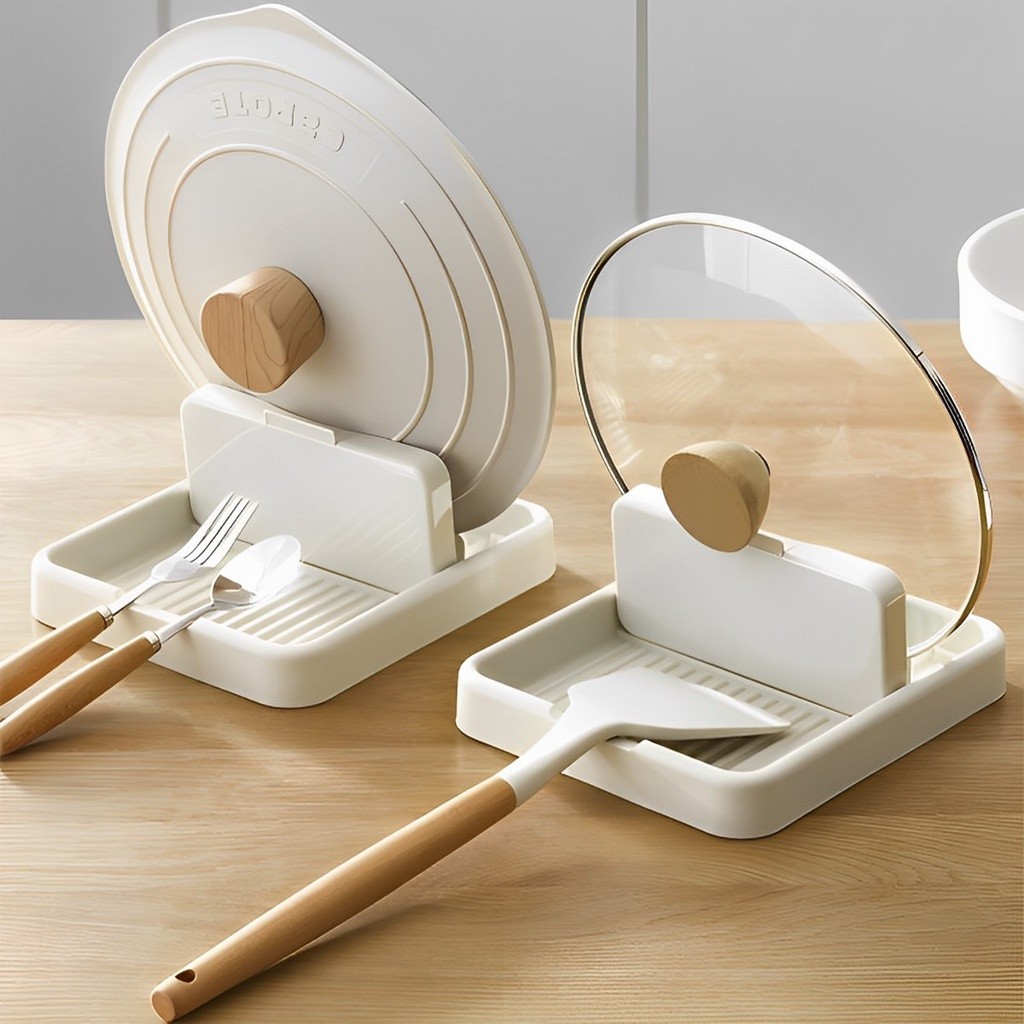 Descanso de Panela Suporte Para Tampas De Panelas Talheres E Acessórios Organizador de Cozinha em Oferta na Shopee