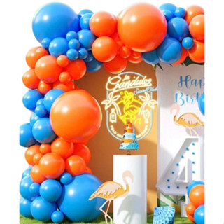 Kit balões Naruto aniversário Azul Laranja Decoração de Festa Dragon Ball em Oferta na Shopee