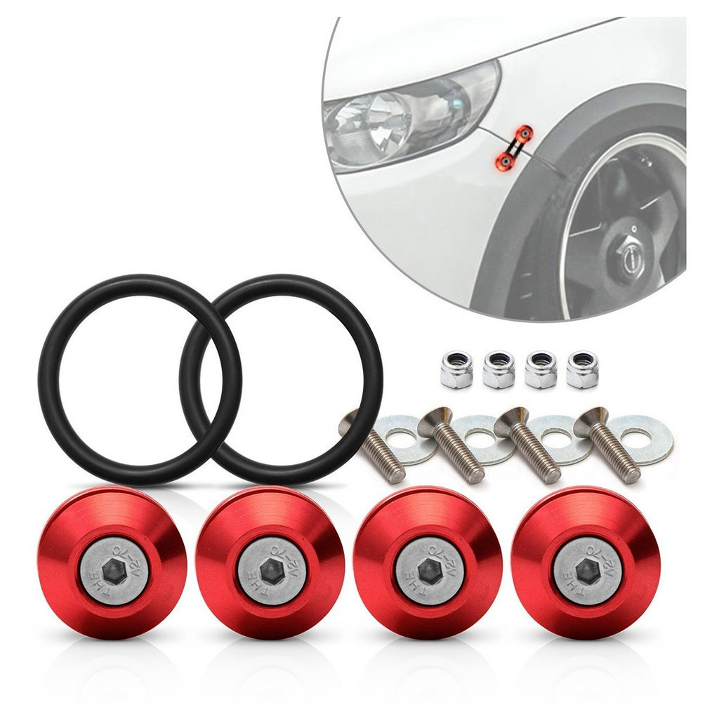 Trava Parachoque Quick Release Vermelho Tpa02 - Spare Parts and Accessories for Vehicles