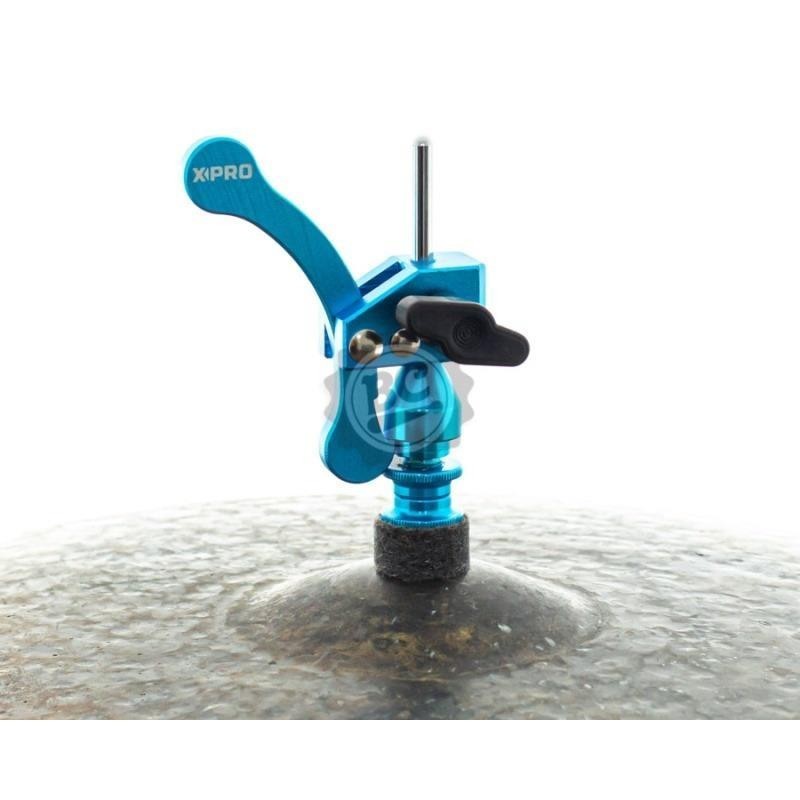 Presilha de Chimbal X-Pro by C. Ibañez Color Azul com Alavanca para tocar chimbal solto com pedal duplo