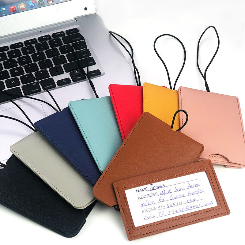 Etiqueta De Bagagem Retrátil Com Corda Portátil Mala ID Titular Bolsa De Viagem Cartão Personalizável