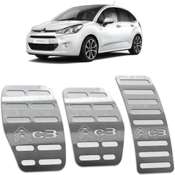 Pedaleira Citroen C3 13/20 Manual Aço Inox - Não fura o pedal