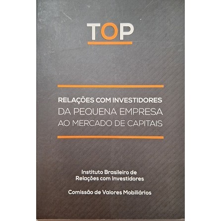 Relações Com Investidores da Pequena Empresa ao Mercado de Capitais de Comissão de Valores Mobiliários