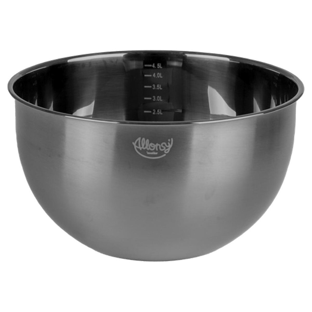 Bowl Tigela de cozinha Multiuso de Inox 4,5L com medidas Preto Preparar Armazenar Servir em Oferta na Shopee