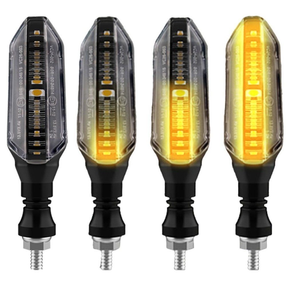 4 Setas Moto Pisca de led Sequencial Modelo Nova Cb 250 Twister Com Soquete Universal Todas kit d/t