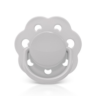 Chupeta Candy Style Bico Redondo em Silicone 0m+ Cinza Lillo em Oferta na Shopee