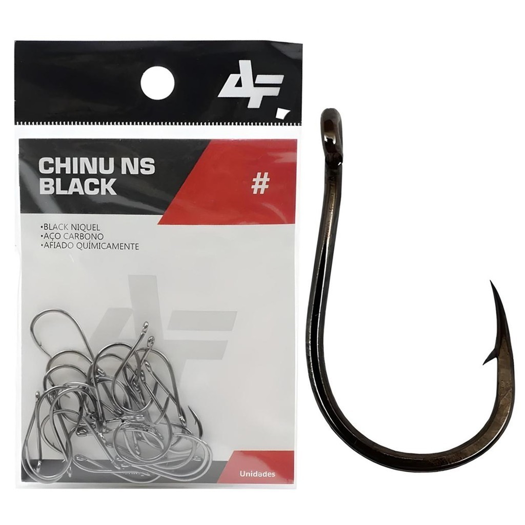 Anzol Chinu NS Black 15pcs - Albatroz N 09 - Sports & Outdoors