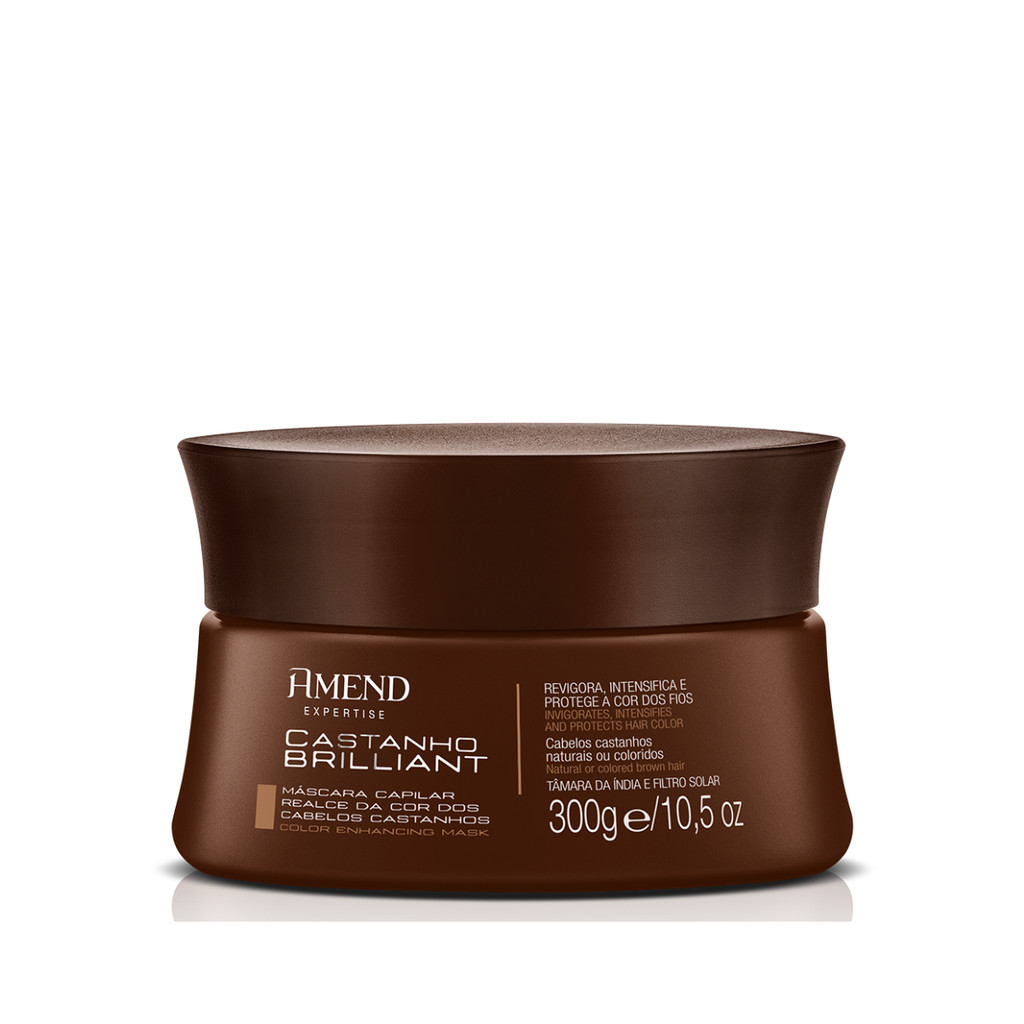 Máscara Amend Expertise Realce da Cor Castanho 300g