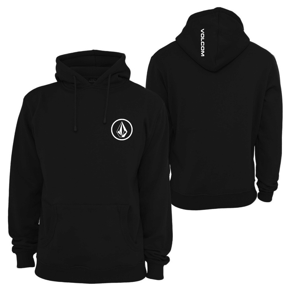 Moletom Volcom Masculino 2025 | Blusa de Frio com Capuz | Modelo Escudo Personalizado | Roupa de Inverno