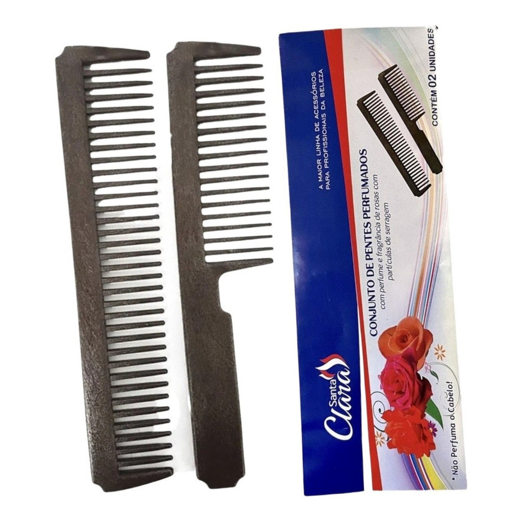 Pente Perfumado Antiestatico Profissional C/2 ( escolha a quantidade ) desembaraçante antifrizz