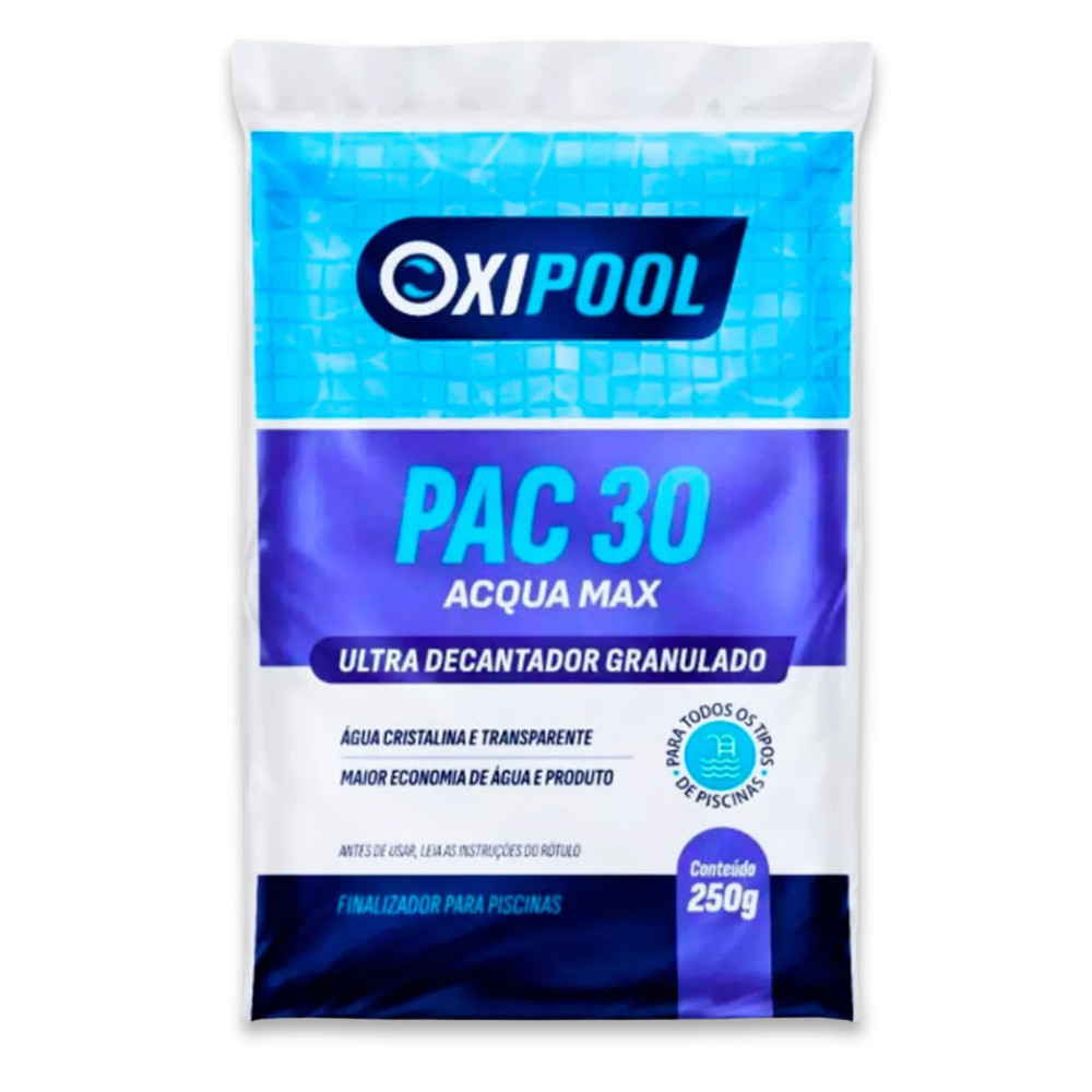PAC 30 PARA DECANTAÇÃO E TRATAMENTO DE PISCINAS OXIPOOL