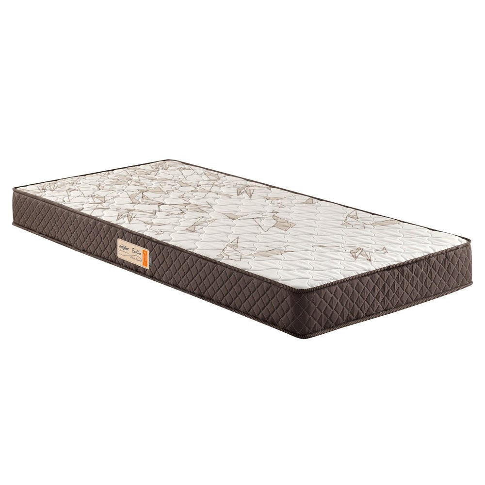 Colchão Ecoflex Ecoline D23 88x188x14cm com Tecido Bordado em Malha em Oferta na Shopee