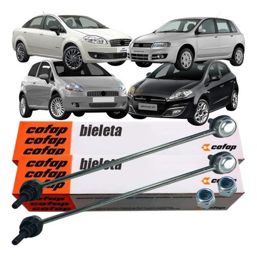 Par Bieleta Dianteira Original Cofap Bravo Linea Punto Stilo 2003 até 2016 em Oferta na Shopee